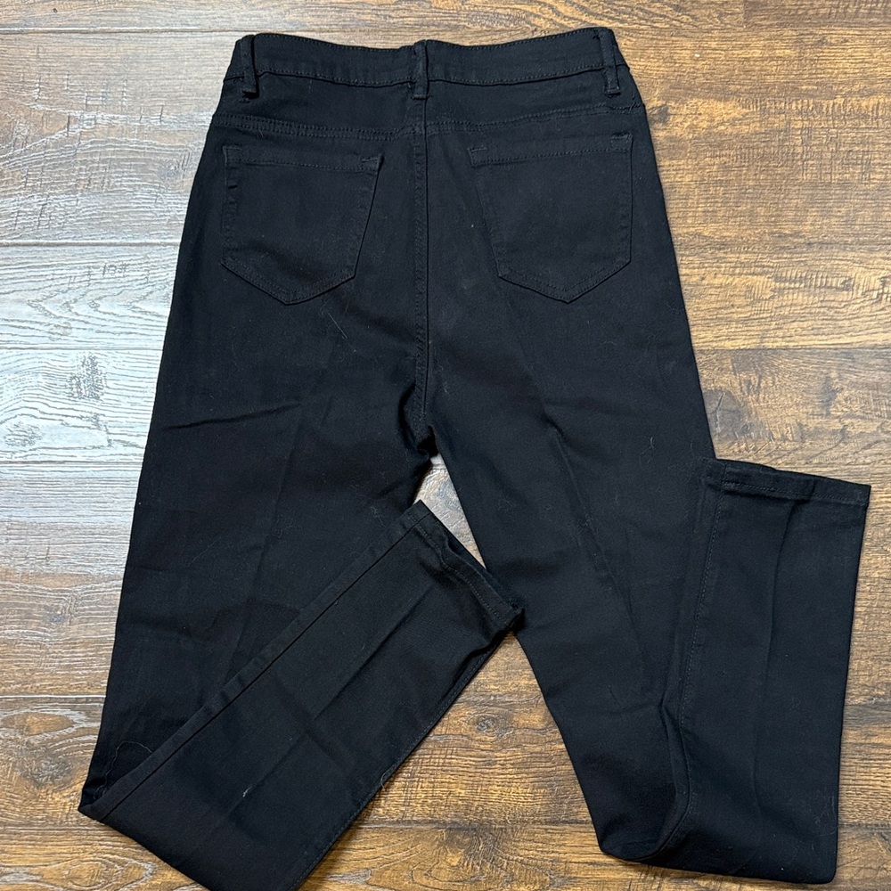 American Bazi Women's Black Skinny Jeans size 9 - Picture 5 of 6